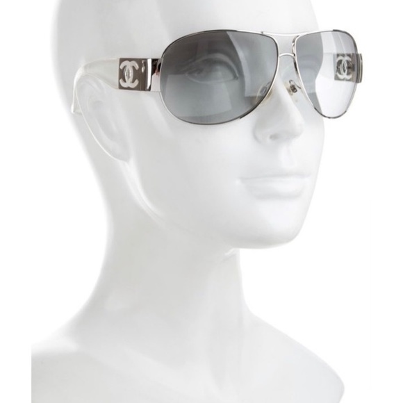 CHANEL Accessories - Chanel Aviator Sunglasses With Clear Sides